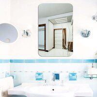 Plastic Square 3D Mirror Wall Stickerss