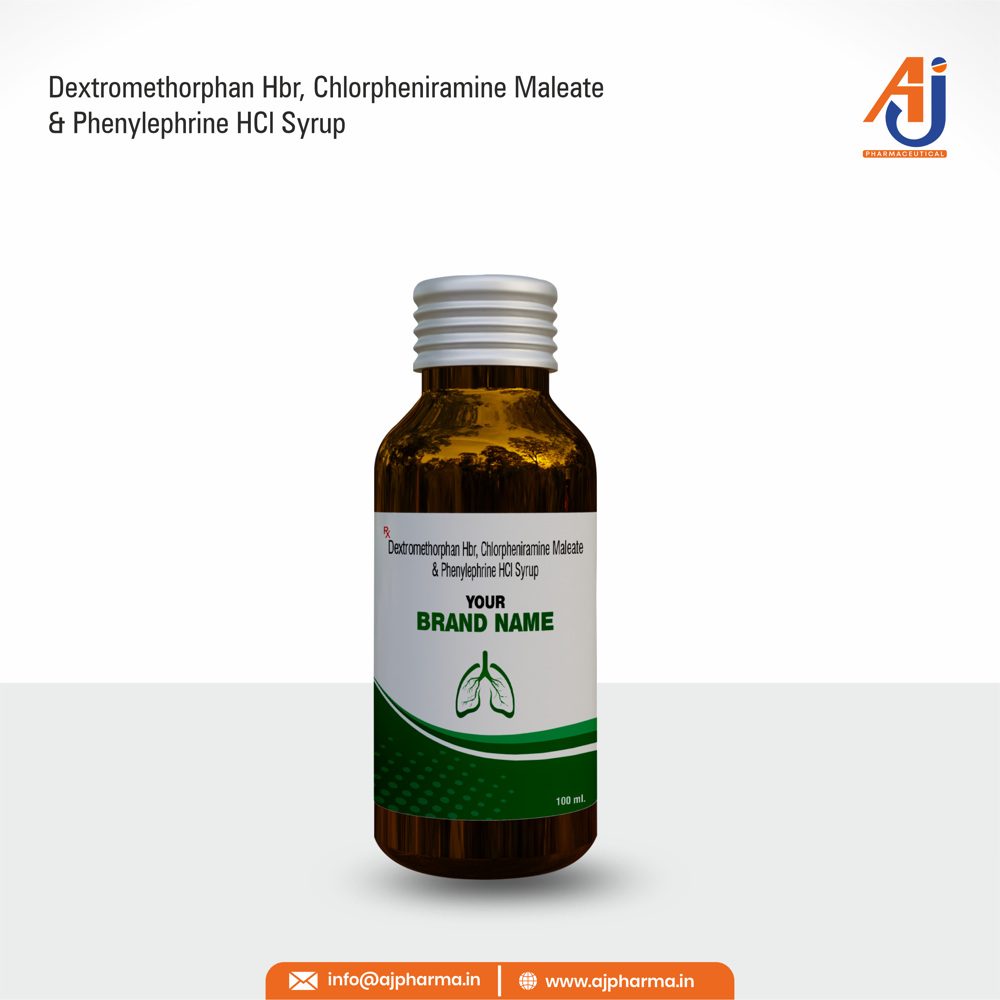 DEXTROMETHORPHAN Hbr, CHLORPHENIRAMINE MALEATE & PHENYLEPHRINE HCL SYRUP