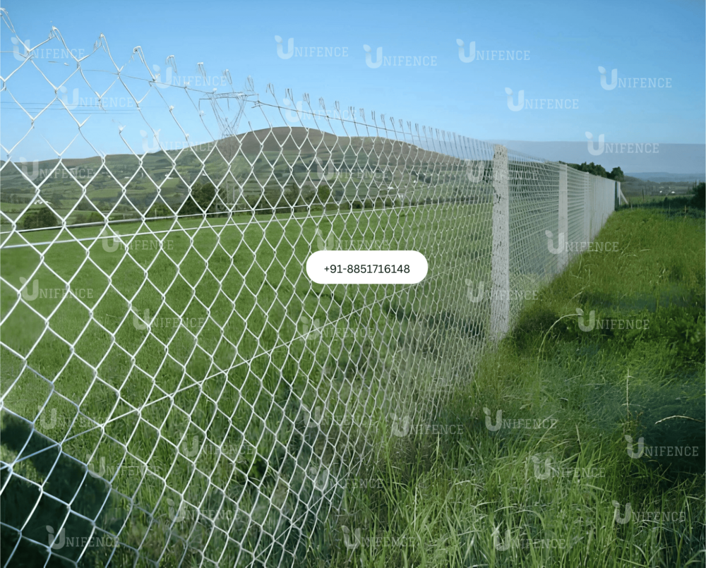 Ss Chain Link Wire Fencing - Application: Construction