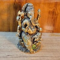 Aakrati Brass Ganesha Idol Perfect Gift for Festivals & Spiritual Well-being