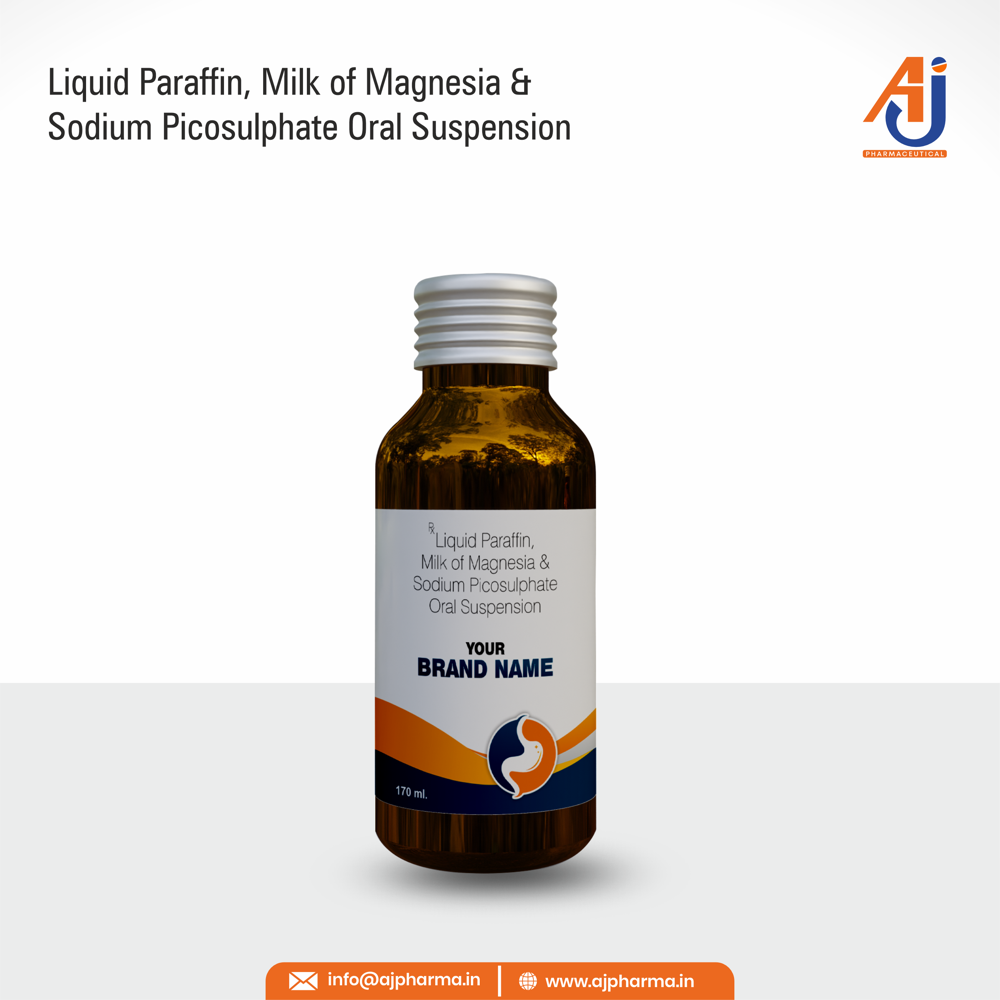 LIQUID PARAFIN, MILK OF MAGNESIA & SODIUM PICOSULPHATE ORAL SUSPENSION