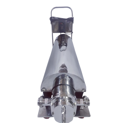 Lobe Pump Trolley Jacketed Cover - Color: Silver