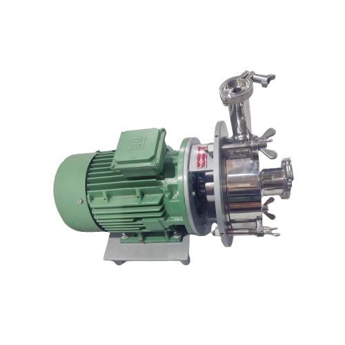 Mono Block Centrifugal Pump - Color: Green & Silver