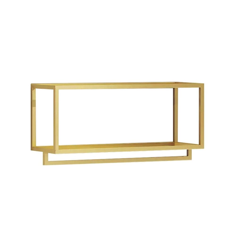 Creative Square Display Garment Racks in Boutique Clothing Stores (Gold, 31.5