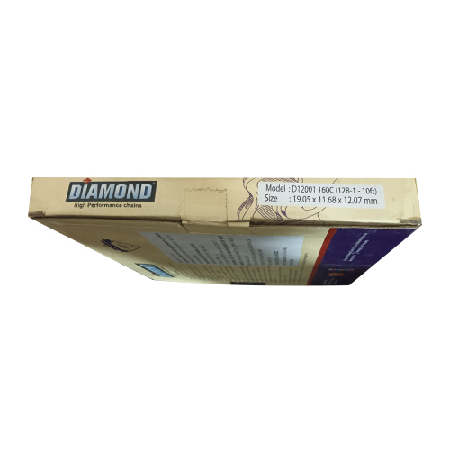 Diamond Roller Chain - Stainless Steel, Polished Finish | 1-year Warranty, Multiple Teeth Number