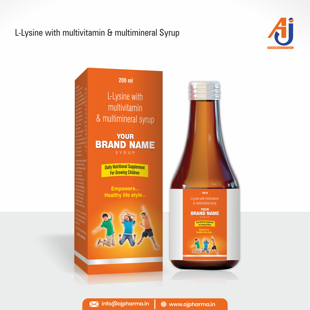 L-LYSINE WITH MULTIVITAMIN & MULTIMINERAL SYRUP