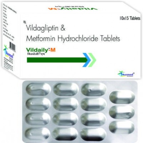 Vildagliptin 50 Mg Metformin Hydrochloride Ip 500 Mg Tab - Feature: Control High Blood Sugar Levels