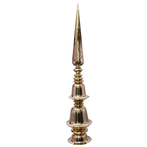 Sh014 Brass Temple And Home Decor Kalash - Color: Golden