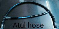 Tractor Trolley Hose - Rubber, Round, Black | Pressure: 24 Bar / 30 Bar, Industrial Use, Warranty Included