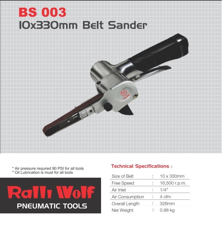 Ralli Wolf 10x330 mm Belt Sander (BS-003)