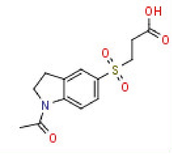 3-[(1-Acetyl-2,3-dihydro-1h-indol-5-yl)sulfonyl]propanoic acid