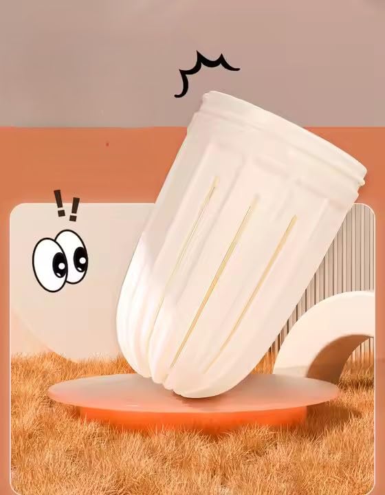 Cartoon Glass Straw Coffee Juice Cup with lid