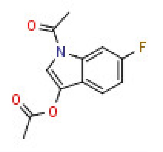 1-Acetyl-6-fluoro-1h-indol-3-yl acetate