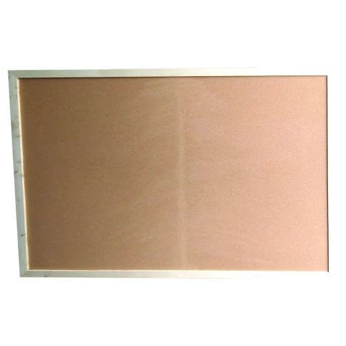 Cork Board With Wooden Frame - Color: Brown