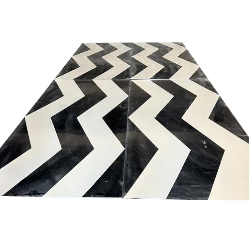 Zig Zag Pattern Floor Tiles - Color: Different Available