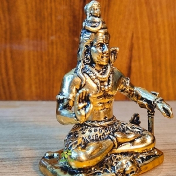 Premium Brass Shiv Idol Brass Showpiece for Blessings and Tranquility