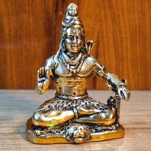 Premium Brass Shiv Idol Brass Showpiece for Blessings and Tranquility