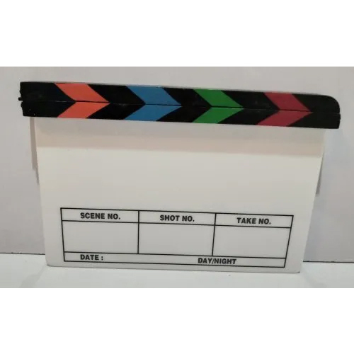 Lepe Acrylic Rectangle Movie Clap Board