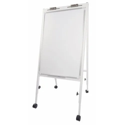 Lepe Flip White Chart Board - Material: Aluminium