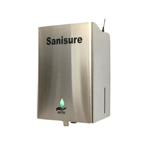 5L Stainless Steel Automatic Soap Sanitizer Dispenser - Color: Silver