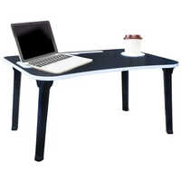 Black Rectangular Study Table