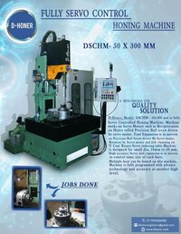 Fully Servo Control Honing Machine