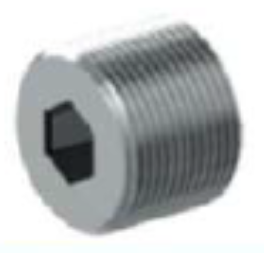 Ex-Lok Hollow Hex Plug - Stainless Steel, Male NPT Threads, Hexagonal Head | Durable, Leak-Proof Seal for Industrial Piping Systems