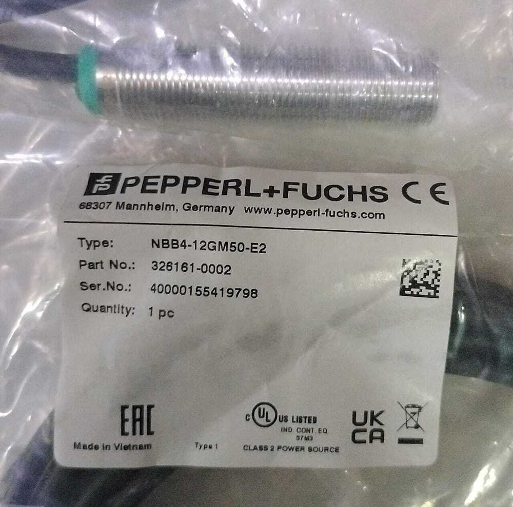 PEPPERL FUCHS PROXIMITY SENSOR, NBB4-12GM50-E0