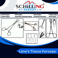Lane's Tissue Forceps - Dimension (l*w*h): 8*3*6 Inch (in)