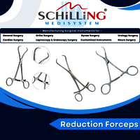 Reduction Forceps - Surgical-grade Stainless Steel, 5.5 In To 180 Mm Length, Pointed/angled/ball Tips, Ratchet/speedlock Locking Mechanism, Ring Handles For Manual Operation, Slightly Curved/heavily Serrated Jaws, Sterilizable And Waterproof