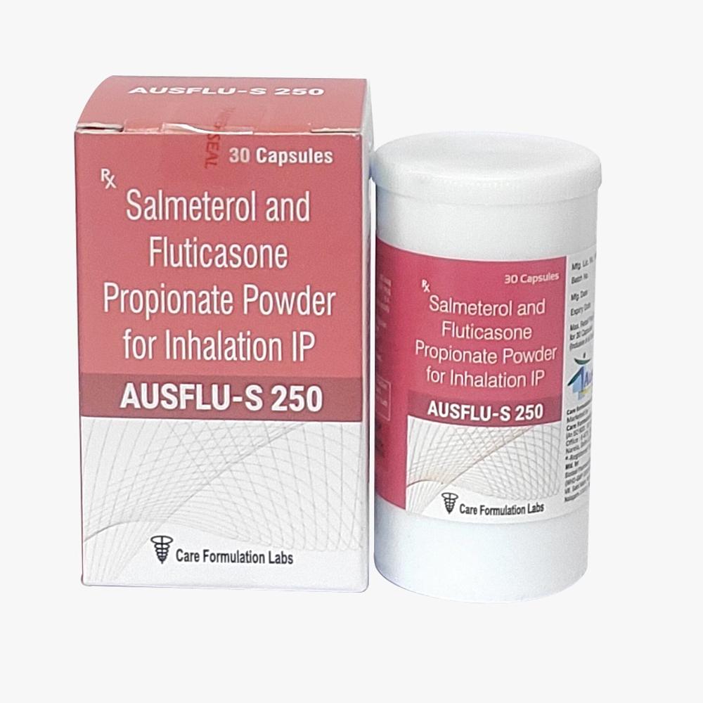 Salmeterol 50 mcg Fluticasone Propionate IP 250 mcg ( Rota capsule)