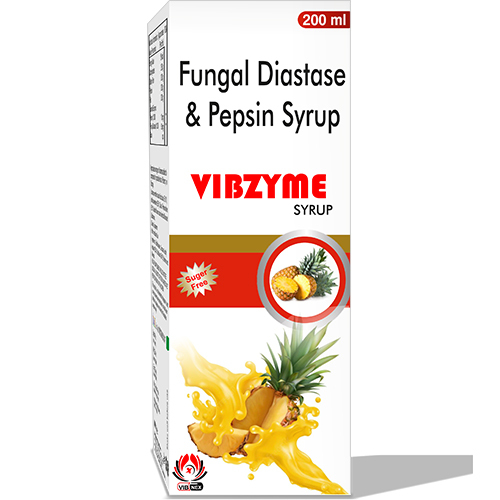 200 Ml Fungal Diatase And Pepsin Syrup - Age Group: For Adults