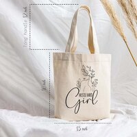 Handled Natural Cotton Shopping Bags