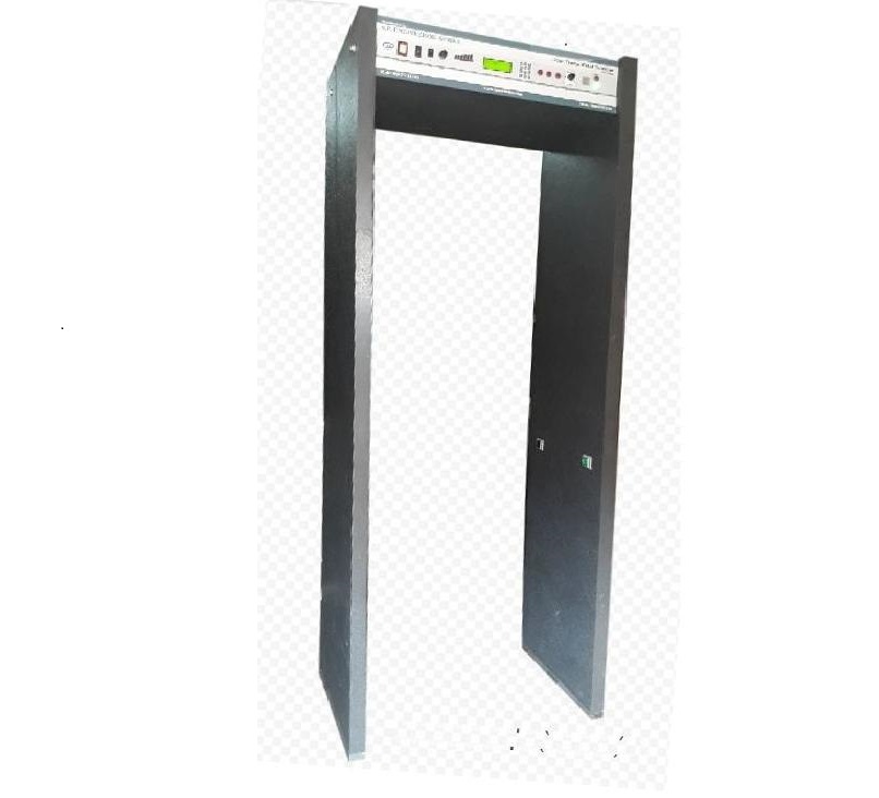 Door Frame Metal Detector - Abs & Wood, 27x24x75 Inch, Grey & White | Ultra High Sensitivity Control Unit, Ir Infrared Sensor, Smart Person Counting Bar Graph, Walk/stop Indicator, 1-year Warranty