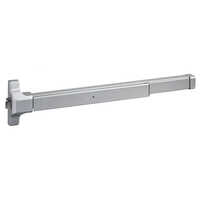 Vertical Door Panic Bar - Color: Silver