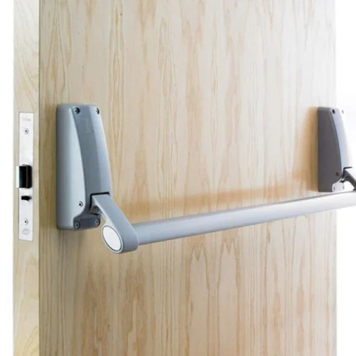 Stainless Steel Door Panic Bar - Color: Silver