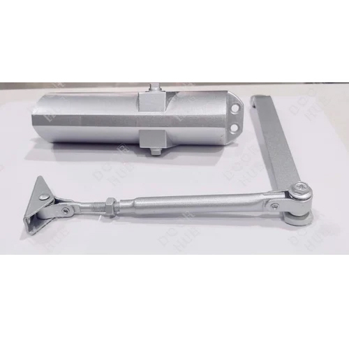 Hydraulic Type Door Closer - Color: Silver