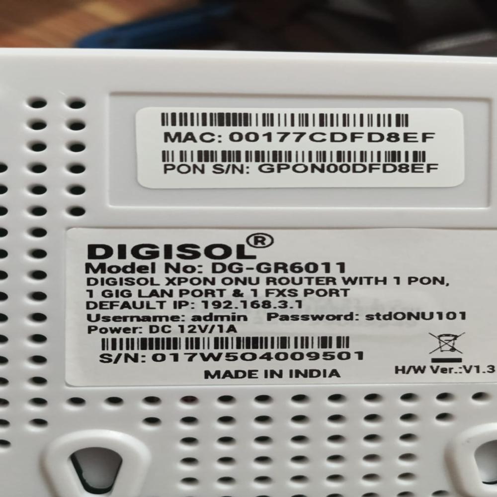 Digisol Onu 6011 - Application: 1500 4010