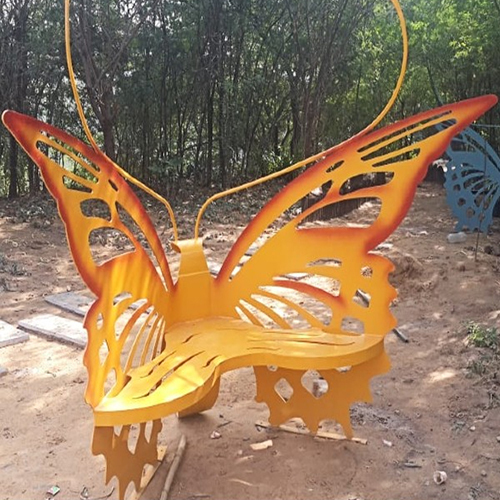 Ffb-004 Butterfly Shape Garden Bench - Design: Standard