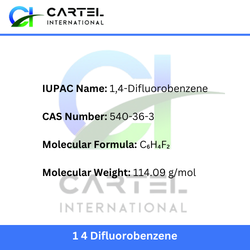 1,4 DIFLUOROBENZENE