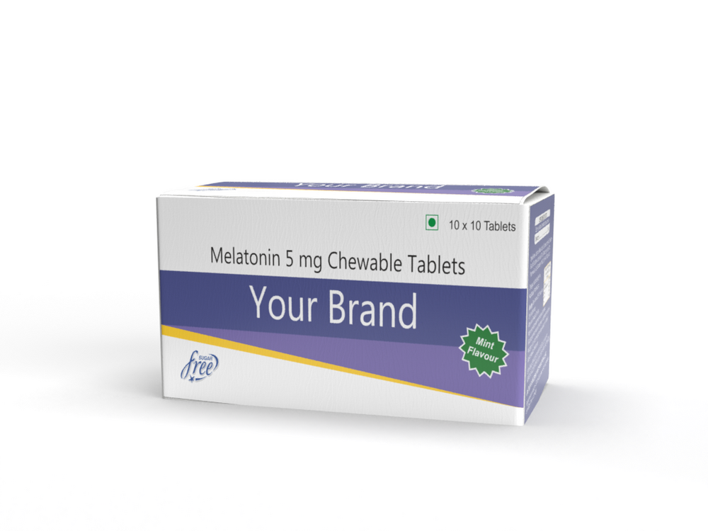 Melatonin Tablets - 5mg | Regulates Sleep Cycle, Mint Flavor, 18-month Shelf Life