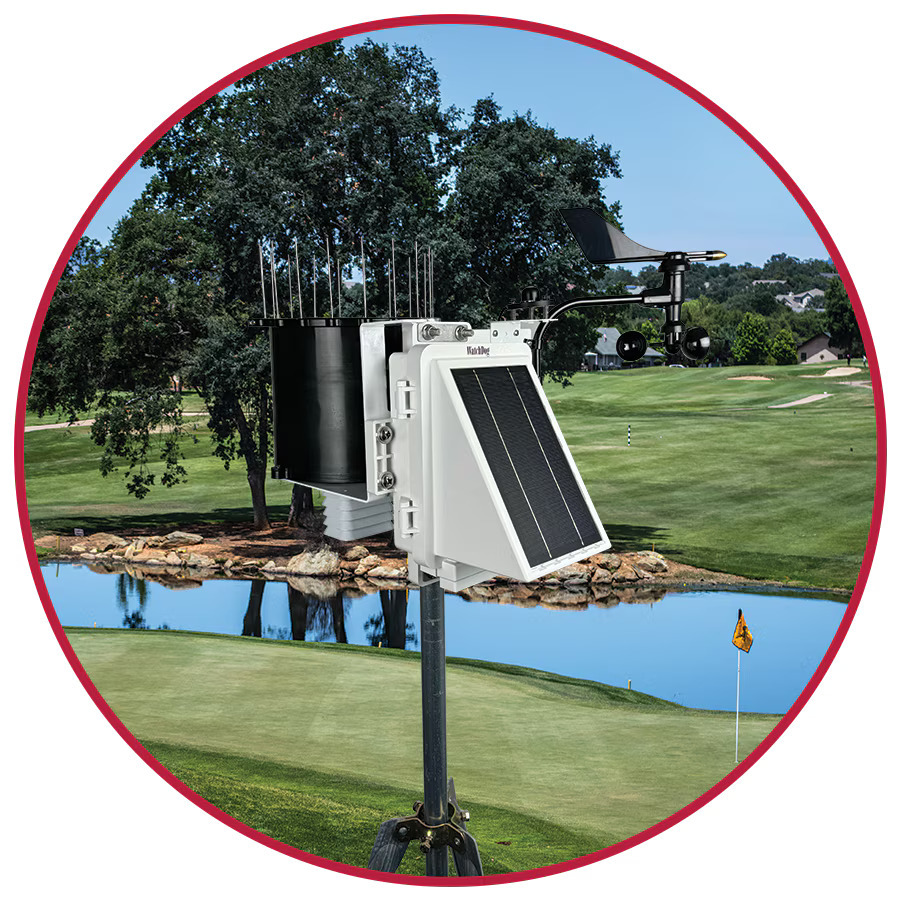 Watchdog Wireless Et Weather Station - Electric Power Supply, White Color, Analog And Digital Display | Measures Temperature, Humidity, Rainfall, Wind Speed, Solar Radiation, Additional Sensor Ports Available