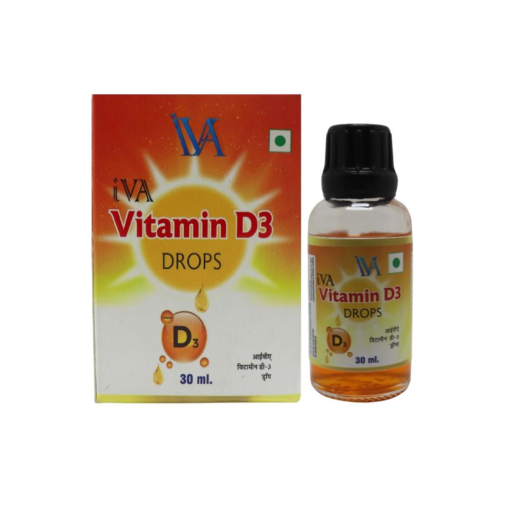 Iva Vitamin D3 Drops ( Optimal Support For Bone, Dental Health, And Immune System In Vitamin D Deficiency.) - Drug Type: General Medicines