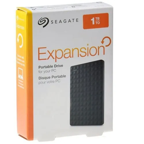 Seagate Expansion 1Tb External Hard Disk Drive - Size: 2.953 In/ 2.185 In/0.394In