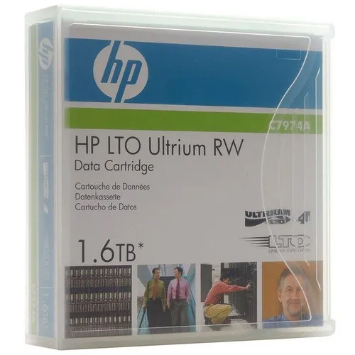 C7974A Hp Lto-4 1.6Tb Ultrium Rw Data Cartridge - Color: Black