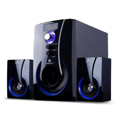 Zebronics Bt2490Rucf 2.1 Mm Speaker - Color: Black