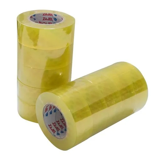 Self Adhesive Packing Bopp Tape - Color: Yellow