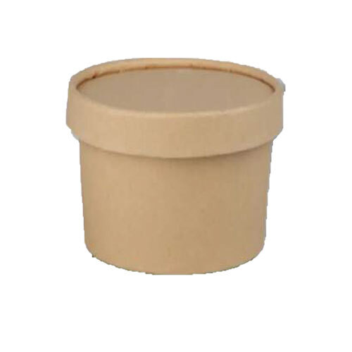Kraft Paper Food Containers - Capacity: 500 Milliliter (Ml)