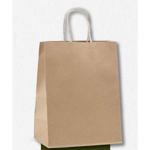 Brown Kraft Plain Paper Bag - Feature: Recyclable