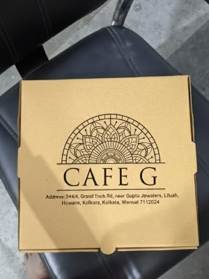 Pizza Box - 7x7x1.5 Inches Eco-Friendly Kraft Paper with Rustic Golden Brown Finish - Durable Recyclable Ideal for Individual Slices and Catering Events
